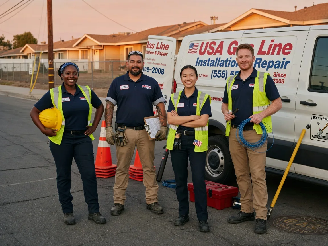 Gas Line Installation company in Camino, CA